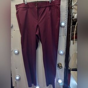 Lane Bryant The Madison Straight Stretch Business Casual Trouser Classic Pants